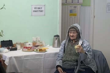 Пункт обігріву. Фото: скріншот YouTube-відео