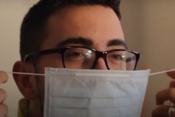 Как правильно носить маски. Фото: YouTube