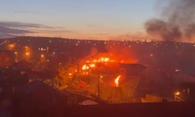Пожар на россии. Фото: YouTube, скрин