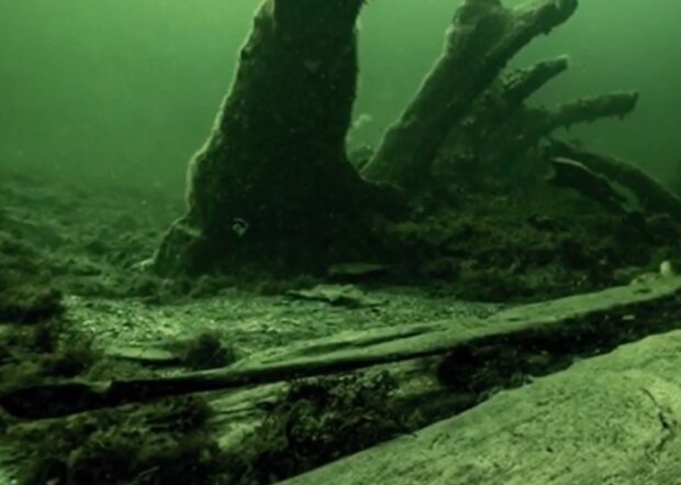 Затонувший флагман Грибсхунден. Фото: скриншот YouTube
