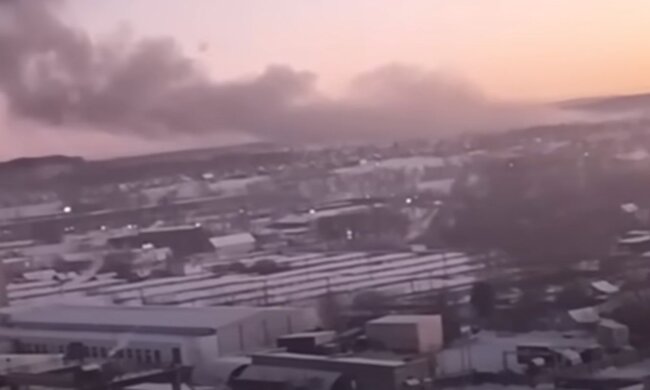 Дым. Фото: скриншот YouTube-видео