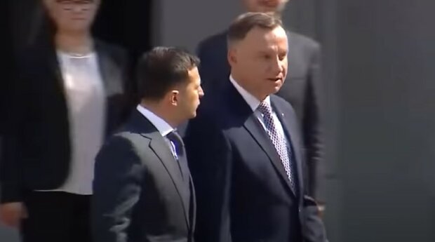 Владимир Зеленский и Анджей Дуда. Фото: скриншот Youtube