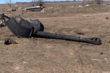 Розбита техніка РФ. Фото: Facebook