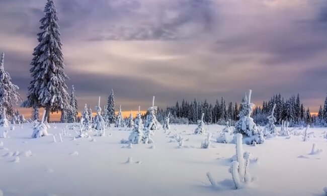 Зима. Фото: скриншот Youtube-видео