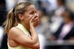 Мая Хвалинская на корте Ролан Гаррос 2026