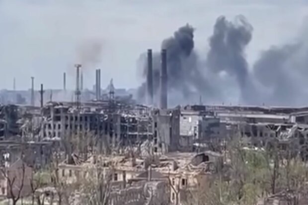 Штурм завода "Азовсталь". Фото: скриншот YouTube-видео