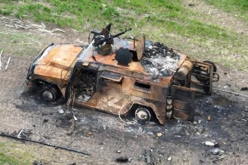 Розбита техніка рф. Фото: Facebook