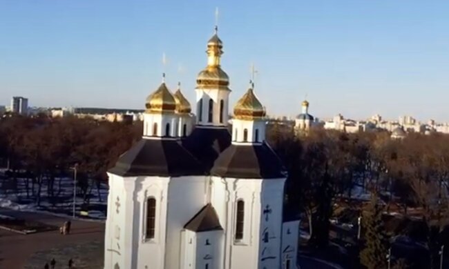 Церква у Чернігові. Фото: скріншот YouTube-відео
