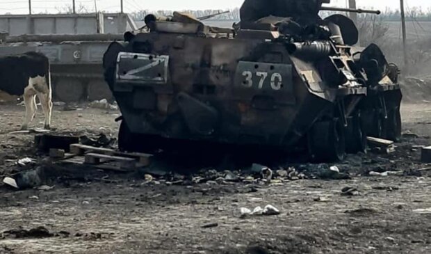 Розбита техніка окупанта. Фото: Генштаб ЗСУ