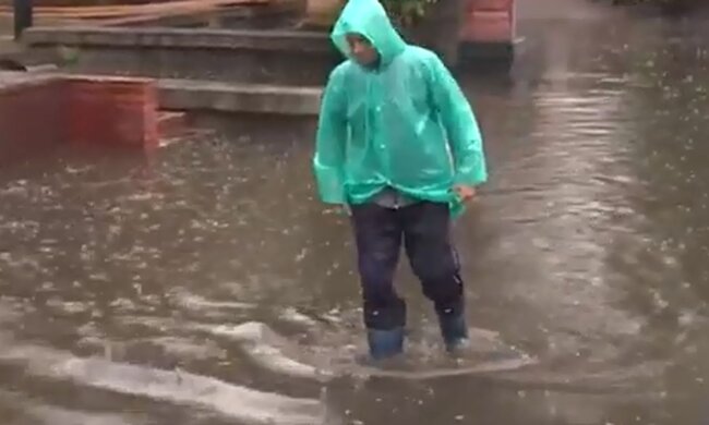 Дождь. Фото: скриншот YouTube-видео