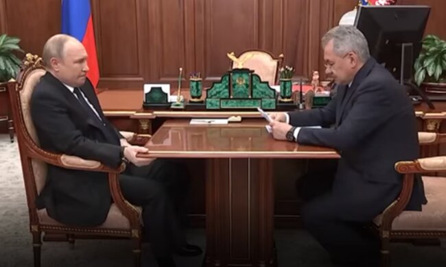 владимир путин и сергей шойгу. Фото: скриншот YouTube-видео