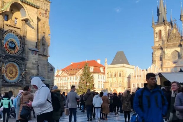 Прага перед Різдвом. Фото: скріншот YouTube