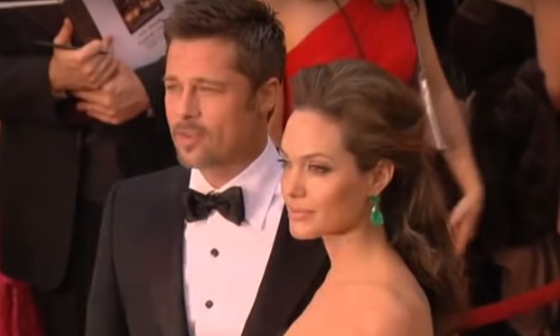 Анджелина Джоли и Брэд Питт, скриншот YouTube