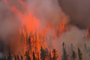 Пожежа. Фото: скріншот YouTube-відео