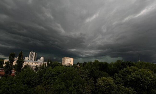 Осень, тучи, дождь