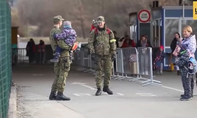 Пункт пропуску. Фото: скріншот із відео youtube.com