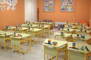 Подземная школа.  Фото: скриншот "Суспільне Харків" YouTube-видео