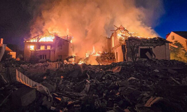 Атака по Харькову, фото: ГСЧС