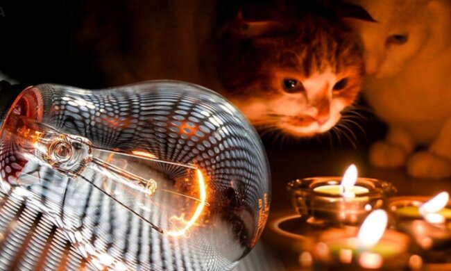 Отключение света, графики. Фото: Telegram