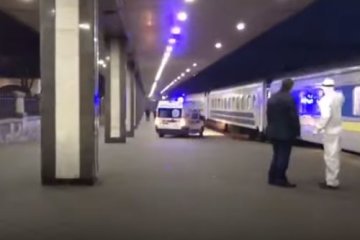 Поезд из Риги. Фото: скриншот YouTube.