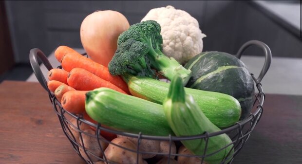 Овочі. Фото: YouTube, скрін