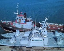 Украинские корабли, фото: Крым.Реалии