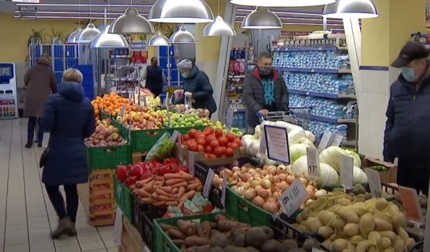 В Украине резко подорожали продукты. Фото: скриншот видео