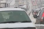пробки на дорогах, скриншот YouTube