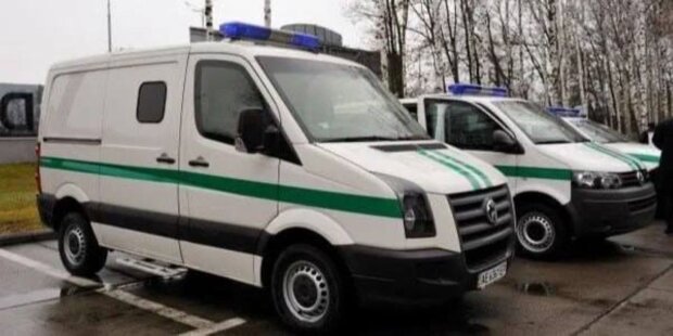 Ощадбанк, инкассаторы, авто. Фото: Telegram