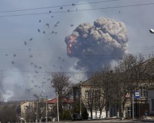 Взрывы на военных складах в Балаклее