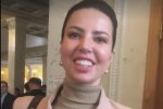 Оксана Дмитриева в Раде, скриншот видео