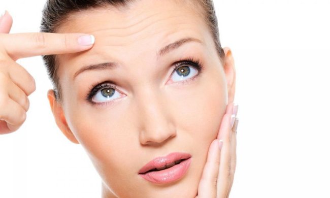 Морщины на лице