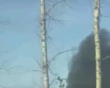 Пожар на нефтебазе в Белгороде. Фото: скрин видео Украина Online: Новости | Политика