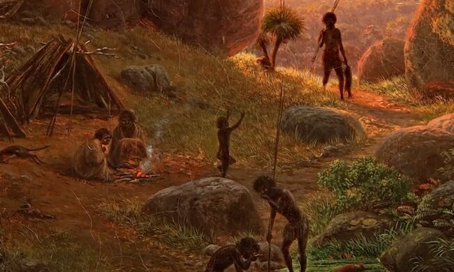 Люди каменного века. Фото: скриншот YouTube