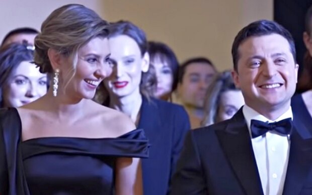 Елена и Владимир Зеленские. Фото: скриншот Youtube-видео