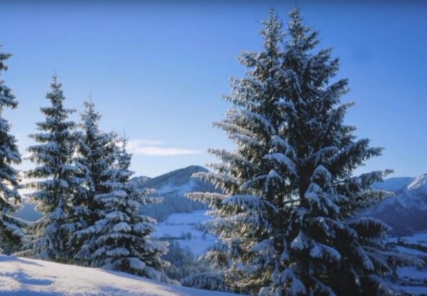 Зима. Фото: скріншот Youtube-відео