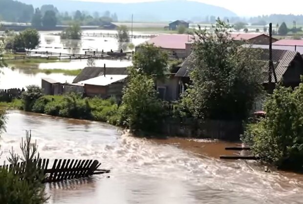 Наводнение в России. Фото: скрин youtube