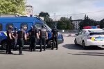 Полиция в Луцке. Фото: скрин youtube