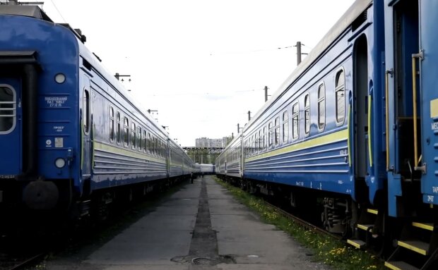 Поезда Укрзализныци. Фото: скриншот Facebook