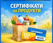 Продуктовые сертификаты для приобретения продуктов. Фото: Telegram