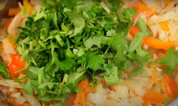 Овощи и зелень. Фото: скриншот видео