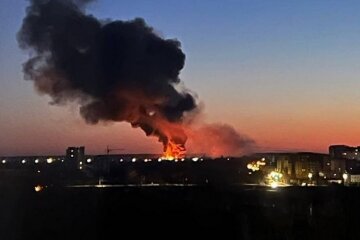Вибух. Фото: скріншот YouTube-відео