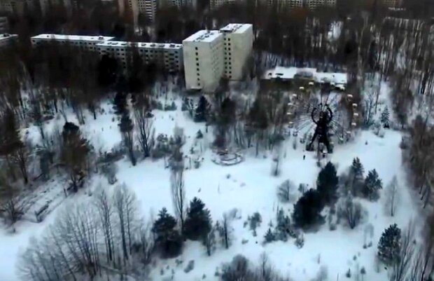 Зима в ЧАЭС. Фото: скриншот YouTube