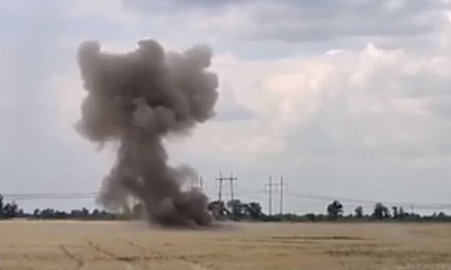 Взрыв. Фото: скриншот YouTube-видео