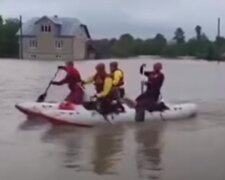 Потоп на западе Украины. Фото: скриншот YouTube