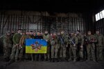 Зеленський із військовими під Бахмутом. Фото: Telegram