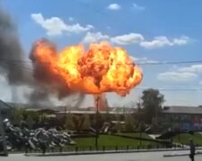 Взрыв на россии. Фото: скриншот YouTube-видео