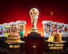 МакМеню з футбольними склянками до ЧС-2026 в McDonald's Україна