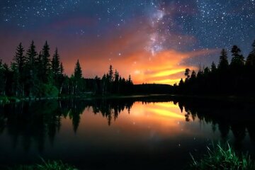 Звездное небо. Фото: YouTube, скрин