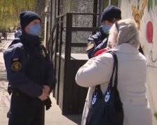 9 мая на улицы Киева выйдут десятки полицейских. Фото: Факты, скрин